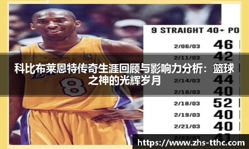 科比布莱恩特传奇生涯回顾与影响力分析：篮球之神的光辉岁月
